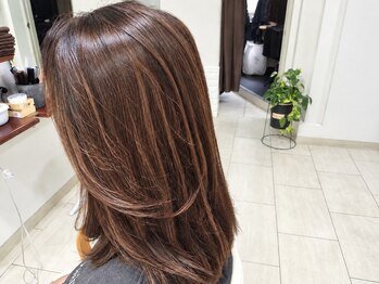 ニコ 花園駅前店(NICO)の写真/カット+カラーが¥4,380~♪髪色もスタイルも一緒に整えて、もっと気軽にキレイを楽しめる♪