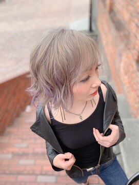 アスイン(asuin) シルバー＆パープルカラー