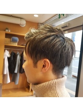 クラージュ 二十四軒店(HAIR SPACE COURAGE) さわやかツーブロックショート