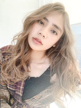 アルバム 銀座(ALBUM GINZA) かきあげロング_ ローライトスリークボブ厚めバング_27296