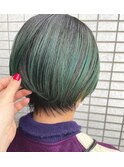 エメラルドグリーンカラー☆岡木乃美