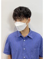 カンゴール サロン トウキョウ セントラル 原宿(KANGOL SALON TOKYO CENTRAL)&nbsp;前下がりシャドウパーマ