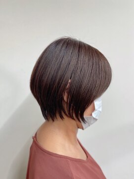 ベルクープス 天王寺店(Belle Coupes) 【BelleCoupes】ショートボブ 丸みショート 丸顔 面長 小顔