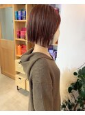 20代30代40代丸みショートボブマッシュ前下がりレイヤー