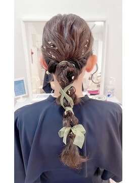 アマレット 東京駅八重洲店(amaretto) ゆるふわリボンの編み下ろし