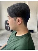 MEN'S HAIRマッシュパーマアッシュブラックカルマパーマ