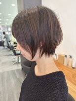 ビューエヒメ(VIEW EHIME)&nbsp;大人ラフウェーブ20代30代40代ボブブラウンスウィングショート