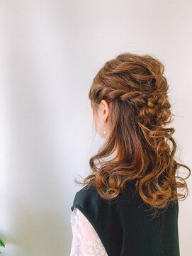 ネオンズ 南郷18丁目店(NEON´S) ロープ編みハーフアップ c