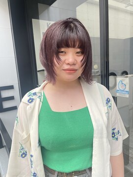 シオ ヘアー デザイン(Sio. hair design) grape pink