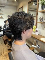 ビグディーサロン 武庫川(BIGOUDI salon) パーマセンターパートウルフ