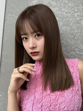 ロンド レア 天神大名店(Lond Le’a) ミルクティーベージュダブルカラーインナーカラーケアブリーチ