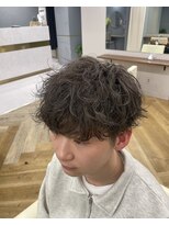 アレス バイ シカ 神戸三宮元町店(ALLES by Cica)&nbsp;神戸／三ノ宮／元町メンズサロン癖毛タオルドライ無造作マッシュ