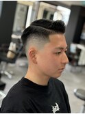 サイドパート スキンフェード 南楠葉