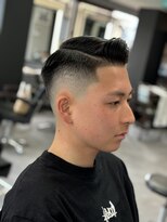 ヘアーラボ 樟葉(Hair Labo)&nbsp;サイドパート スキンフェード 南楠葉