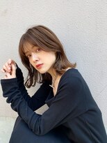 サンプラス(san+)&nbsp;【マユコ】シアーカラーセミディ外ハネボブカール