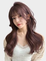 艶感前髪ワンカールサイドバングくびれ丸みヘア美髪大人美人