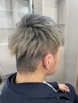 ワン ウェイブ(one wave) 2ブロックショート×グレージュ