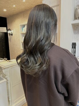 キャアリー(Caary) 福山美容室carry イルミナカラー透明感オリーブグレージュ20代