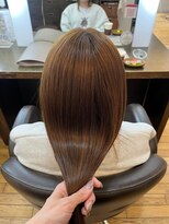 ヴァンカウンシル 清須店(VANCOUNCIL)&nbsp;驚くほど滑らかな髪質改善ケアカラー ストレート×明るめカラー2