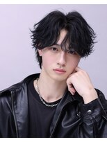 リップスヘアー 梅田アネックス(LIPPS hair)&nbsp;波巻きシャドウウルフセンターパート