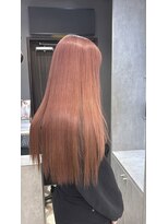 ジルバイジゼル(JILL by GiseL)&nbsp;ピンクベージュ　ロング　ケアブリーチ