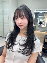 ロンドミラー 博多店(Lond Mirror)&nbsp;チェリーブラウンホワイトグレージュ顔型別ヘアスタイル特集