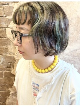 マギーヘア(magiy hair) ミントメッシュ［magiyhair西部笑］