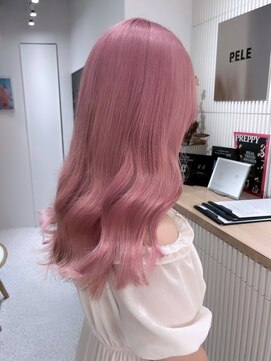 ベレーザ 渋谷神南(Beleza) 16299ブリーチ＆ダブルカラー渋谷モーヴピンクパールベージュ