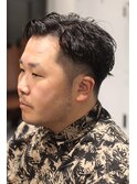 ツーブロ73×パーマ