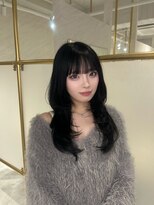 ミヨン 京橋店(miyon)&nbsp;暗髪カラー×レイヤーカット×髪質改善