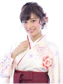 ☆卒業式ヘアアレンジ☆編み込みアップスタイル