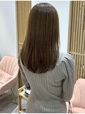 【艶カラー】艶たっぷりブラウンカラー