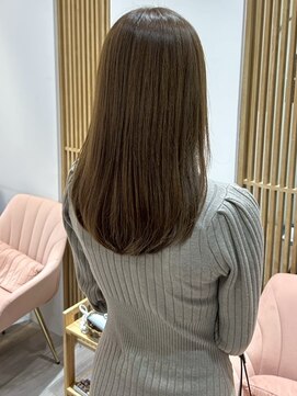 【艶カラー】艶たっぷりブラウンカラー