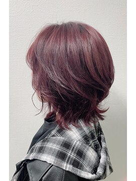 マッシュウルフ×ワインレッド