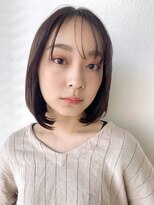 カバーヘア ブリス 大宮西口(COVER HAIR bliss) 黒髪ワンレンボブ×切りっぱなし大人可愛い20代30代◎p大宮