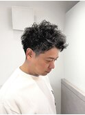 大人スパイキーパーマ【suiw】昭和町/天王寺/阿倍野