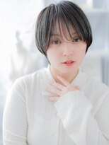 カバーヘア 上尾西口店(COVER HAIR)&nbsp;カーキグレージュ小顔束感マッシュショートc7上尾20代30代40代