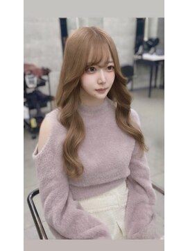 モーション 新宿(motion) ミルクティーベージュ ケアブリーチ ダブルカラー