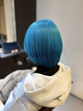 ロウ トウキョウ 八王子店(RAW TOKYO) 【ブリーチで作る高発色ターコイズブルー】