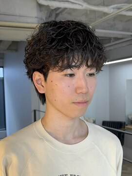 ヌープヘアーアイス(NUUP.hair ici) メンズカットシャドウパーマスパイラルパーマプードルパーマ