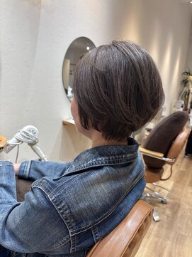 ヘアポケット スタイル店(HAIR POCKET) すっきりタイトな雰囲気のショートボブ