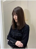 ナチュラル可愛いミディアムヘア