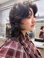 テトヘアー(teto hair)&nbsp;ハイレイヤーパーマ　ウルフパーマ　顔周りパーマ　艶パーマ