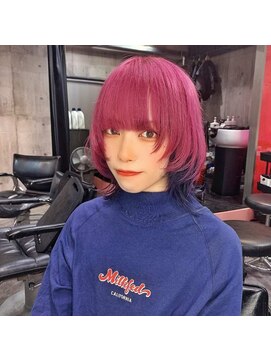 アールイーバイインク 渋谷(Re. by INK.) イメチェンヘアスタイル/ピンクベージュ/アンブレラカラー渋谷