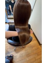 ヴァンカウンシル 清須店(VANCOUNCIL)&nbsp;透明感のある綺麗な夏カラー＋髪質再生 ライトブラウン