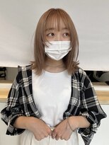 コトナ ヘア アンド リラックス 竹ノ塚(kotona) セミロング外はねボブ/顔まわりレイヤーカット竹ノ塚