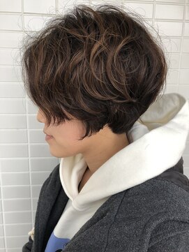 オーシャン(Ocean) [OCEAN Hair&Life]丸みショート×デジタルパーマ☆