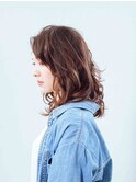 前髪無しウェーブスタイル　【古淵/相模原/町田】
