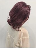 ミディアム20代30代40代イメチェンフルバング似合わせカット美髪