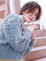 アイティー バイ アルバム 浦和店(IT by ALBUM)&nbsp;カジュアル丸みショート_ココアブラウンフリンジウェーブ_27062